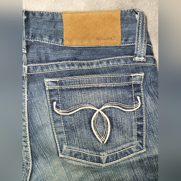 Moussy Vintage Denim Low Rise Jeans Women's Size 24 Luxury Old Money Japan - Picture 7 of 9